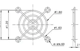 Evercool Решетка за вентилатор Fan Grill Metal – 80mm