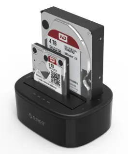 Orico докинг станция Storage – HDD/SSD Dock – 2 BAY Clone 2.5/3.5 USB3.0 –