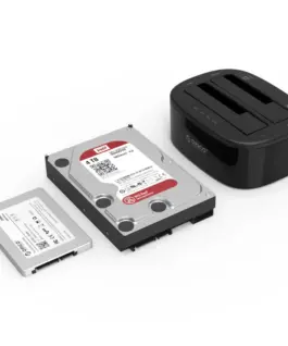 Orico докинг станция Storage – HDD/SSD Dock – 2 BAY Clone 2.5/3.5 USB3.0 –