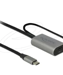 Delock Кабел активен удължителен USB-C към USB-C женско