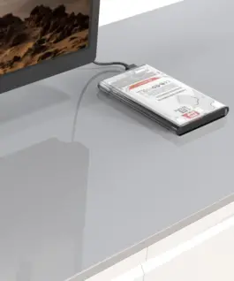 Orico прозрачна външна кутия за диск Storage – Case – 2.5 inch USB 3.0 transparent –