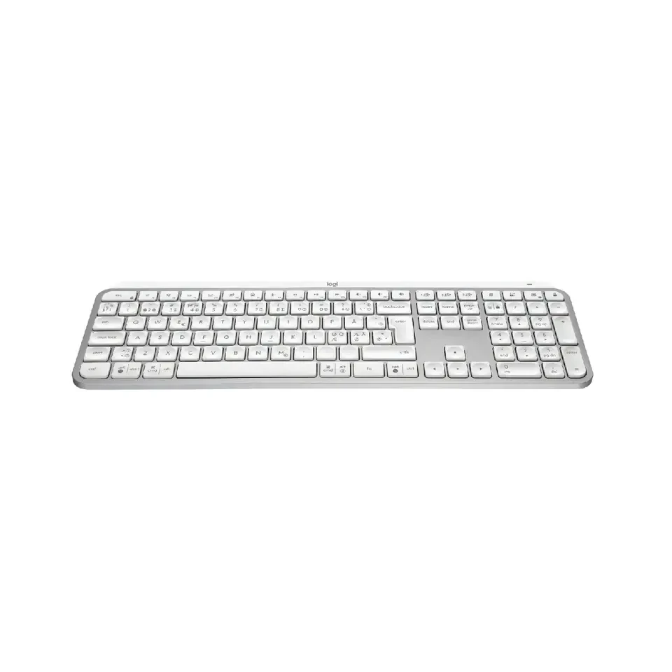 Безжична клавиатура Logitech MX keys S Illuminated, Pale gray - Image 2
