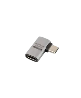 АДАПТЕР MICROCONNECT USB-C мъжко-женски ъглов адаптер 240W 40Gbps USB4 Gen 3x2 240W 40Gbps USB4 Gen 3x2 - PN