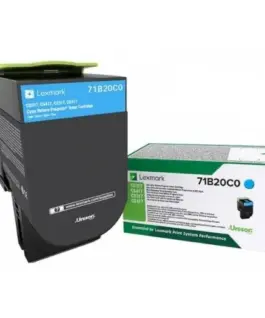 КАСЕТА ЗА LEXMARK CX317/CX417/CX517/CS317/CS417/CS517 Series - Cyan - Return program cartridge - PN