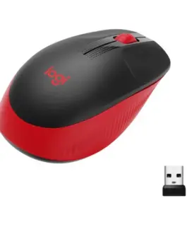 МИШКА LOGITECH M190 – Wireless / Безжична – Red – PN