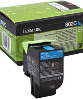 КАСЕТА ЗА LEXMARK CX310/CX410/CX510 - Cyan - Return program cartridge - /802C/ - PN 80C20C0