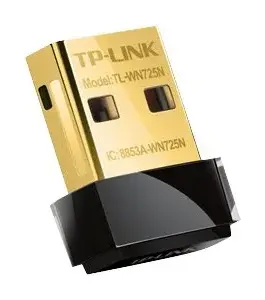 Alternative view of АДАПТЕР TP-LINK USB WLAN - USB WLAN Antenna WN725N / TL-WN725N - Black - PN WN725N