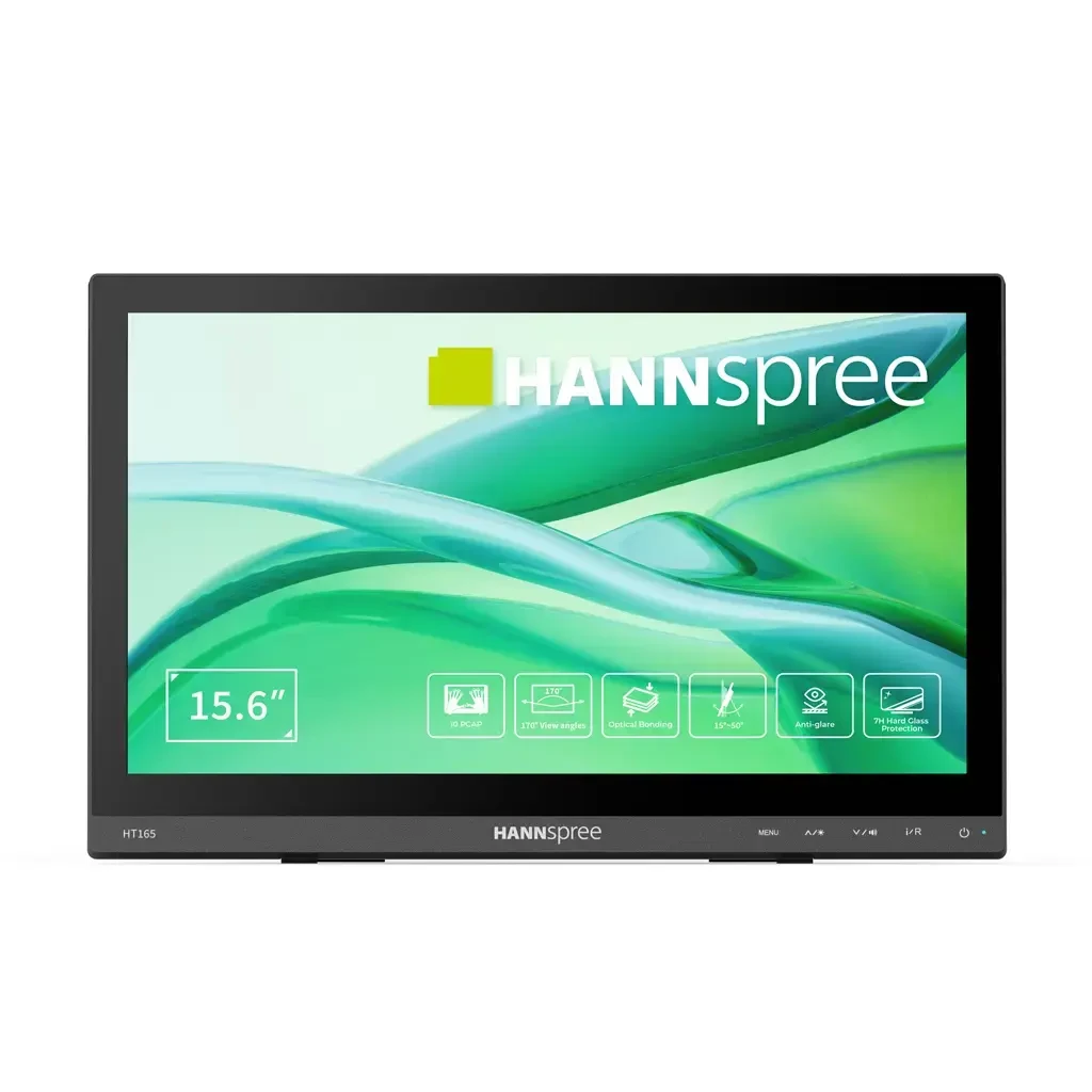 Портативен тъч Монитор Hanspree HT165HPB - 15.6" IPS FHD(1920x1080), HDMI, VGA - Image 2