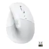 МИШКА LOGITECH Lift Vertical - Wireless - White - PN 910-006475