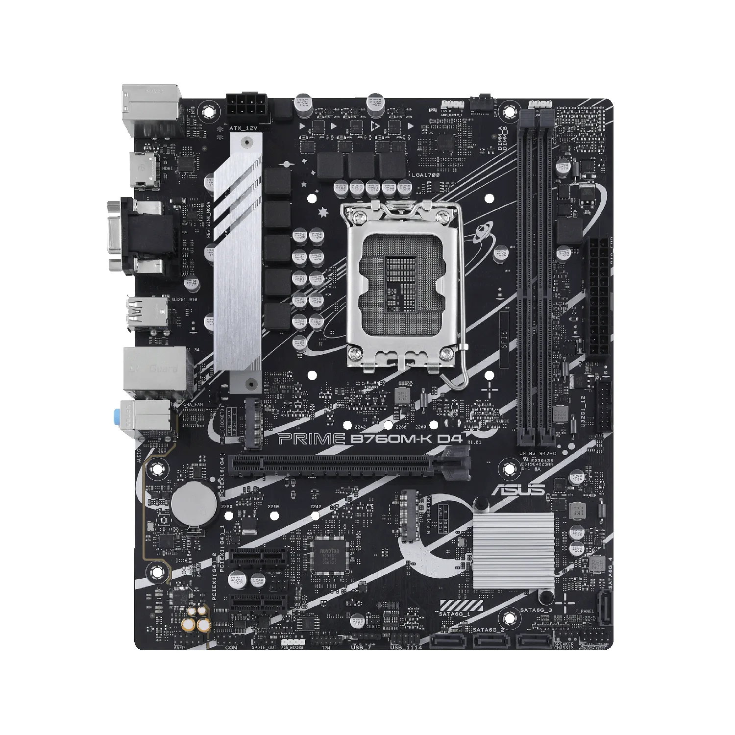 Дънна платка ASUS PRIME B760M-K D4 LGA 1700 mATX