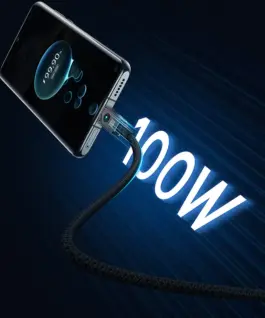 Кабел Baseus Unbreakable Series USB към Type-C 100W 2м P10355801111-01 –