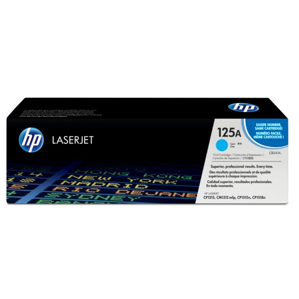 КАСЕТА ЗА HP Color Laserjet CP1215/CP1515N - Cyan - /125A/ - PN CB541A - Image 4