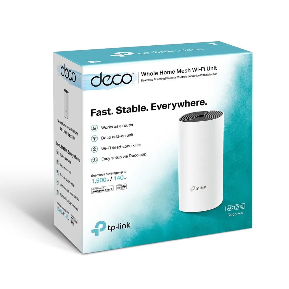 Безжична Wi-fi система TP-Link Deco M4 AC1200 (1-pack) - Image 8