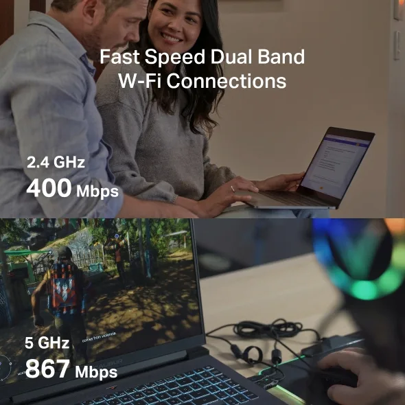 Безжичен USB 2-лентов адаптер Mercusys MA30N AC1300 Nano - Image 21