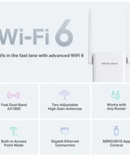 Удължител на обхват Mercusys ME70X AC1800