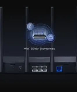 3-лентов Wi-Fi 7 рутер Mercusys MR47BE