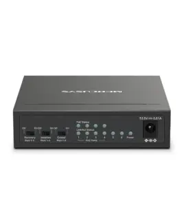 6-портов настолен комутатор Mercusys MS106LP 10/100 Mbps със 4 PoE+