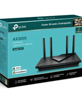 Alternative view of 2-лентов Gigabit Wi-Fi 6 рутер TP-Link Archer AX55 AX3000