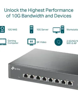 8-портов 10G настолен комутатор TP-Link TL-SX1008