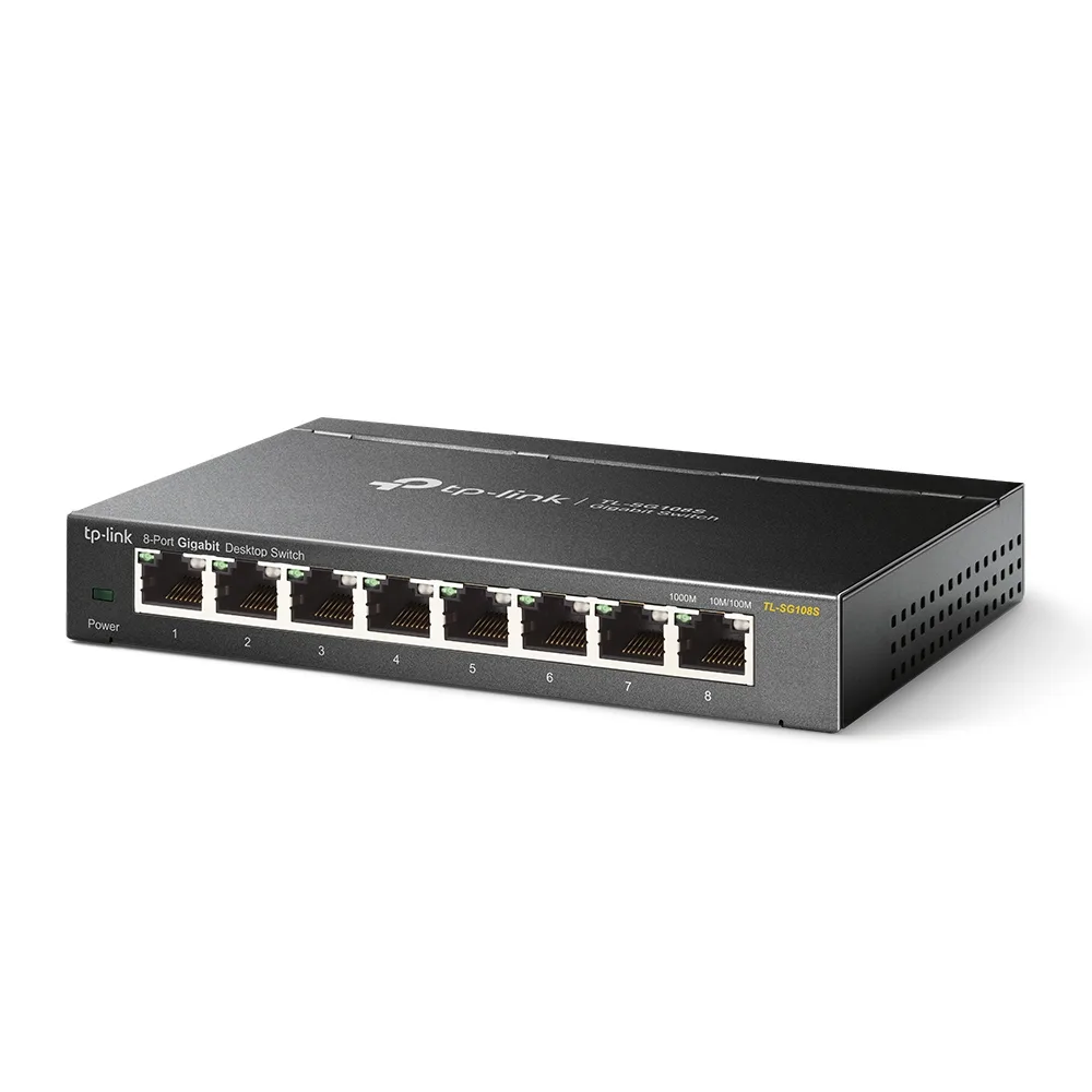 8-портов гигабитов комутатор TP-LINK TL-SG108S - Image 10