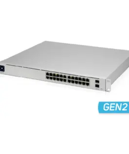 24-портов гигабитен комутатор Ubiquiti UniFi Switch USW-Pro-24-POE Pro 24 PoE Gen2 400W