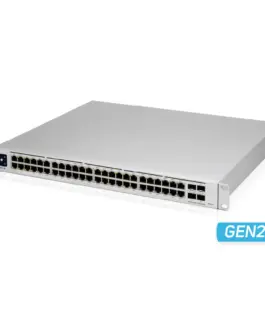 48-портов гигабитен комутатор Ubiquiti USW-Pro-48-POE Gen2