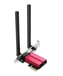 Безжичен Wi-Fi 6E Bluetooth 5.3 PCIe Адаптер Mercusys MA86XE AXE5400