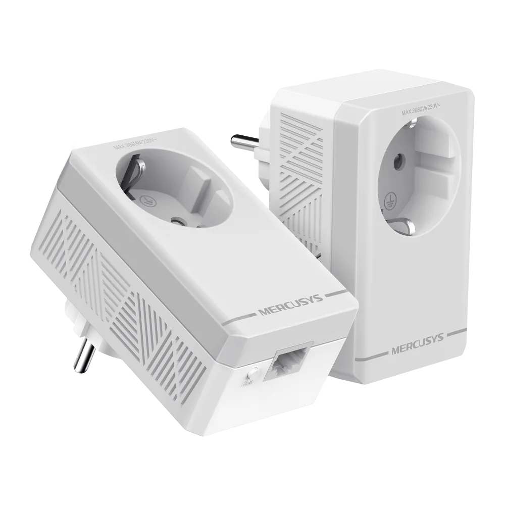 Стартов комплект Passthrough Powerline адаптери Mercusys MP300P KIT AV600 - Image 19