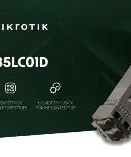 Alternative view of 1.25G SFP, 10G SFP+ и 25G SFP28 модул за по-къси разстояния MikroTik XS+85LC01D