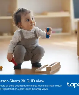 Wi-Fi Pan/Tilt камера за наблюдение с AI TP-Link Tapo C222