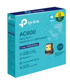Alternative view of Безжичен USB nano адаптер TP-Link Archer T600UB Nano AC600