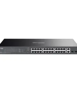 28-портов Gigabit Easy Managed комутатор с 24 PoE+ порта TP-Link Omada ES228GP