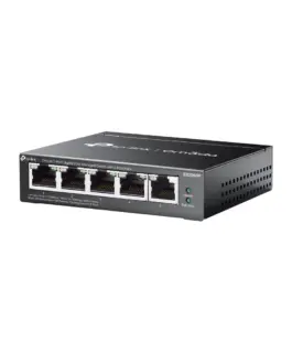 5-портов гигабитов управляем настолен комутатор TP-Link Omada ES205GP с 4-порта