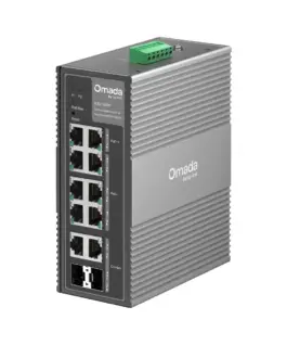 10-портов гигабитов индустриален лесно управляем комутатор TP-Link Omada IES210GPP с 6 PoE+ порта и 2 PoE++ порта