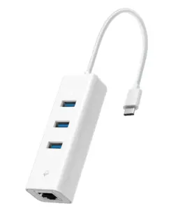 Alternative view of USB Type-C 3-портов хъб и гигабитов Ethernet адаптер TP-Link UE330C