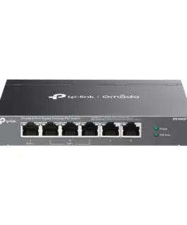 6-портов гигабитов неуправляем комутатор TP-Link Omada DS106GPP с 3-портов PoE+ и 1-портов PoE++