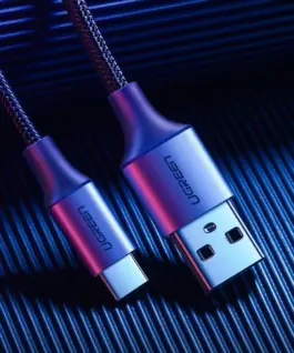 Alternative view of Кабел Ugreen US288 60126 USB-A към USB-C – 1 м - сив