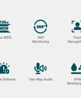 Мрежова камера TP-Link VIGI C540S 4MP панорамна