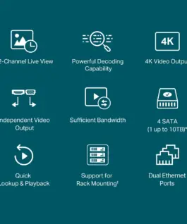 32-канален PoE+ NVR TP-Link VIGI NVR4032H