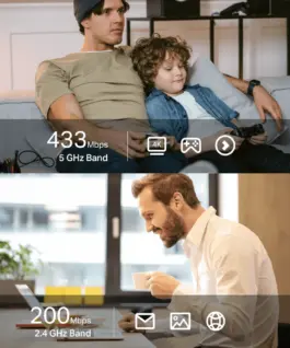 Alternative view of Безжичен USB адаптер TP-LINK Archer T2UB Nano