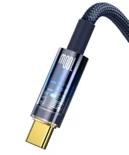 Кабел Baseus CATS000303 USB към USB Type C 100W 2м – син