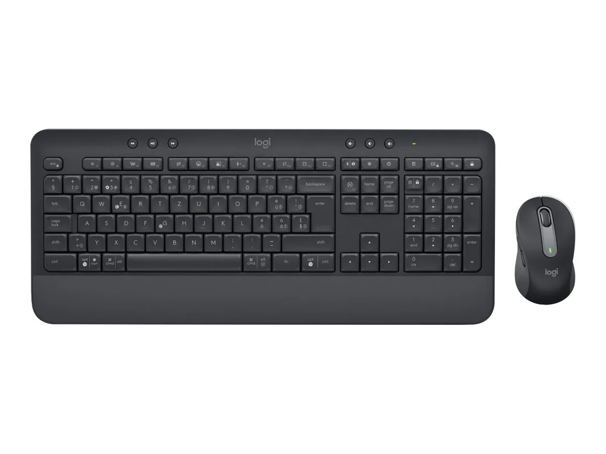 КОМПЛЕКТ МИШКА + КЛАВИАТУРА LOGITECH MK650 US - Wireless / Безжична - БЕЗ БДС КИРИЛИЗАЦИЯ (WITHOUT BDS CYRILLIC) - Black
