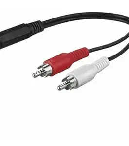 АУДИО АДАПТЕР MICROCONNECT 3.5 mm female to RCA male - 0.2m - PN AUDALH02