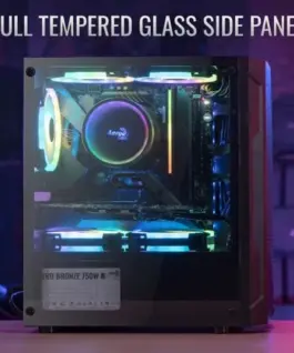 AeroCool кутия Case mATX – Trinity Mini-G-BK-v3 – 3 fans included