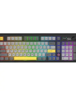 Ajazz геймърска механична клавиатура Wireless Gaming Mechanical Keyboard AK980 V2 - Gift Switch [Linear] (English US) Black