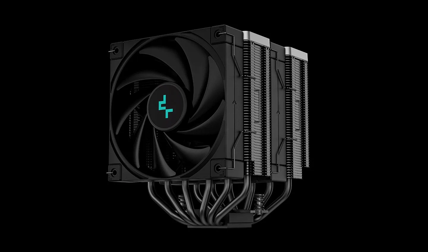 DeepCool охладител CPU Cooler AK620 Zero Dark - Dual-Tower - LGA1700/AM5 - Image 2