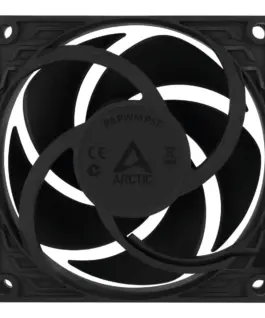 Arctic вентилатор Fan 80mm P8 PWM PST – black/black –