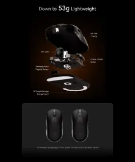 ATK професионална геймърска мишка Wireless Gaming Mouse A9 Tri-mode Nearlink – 1K