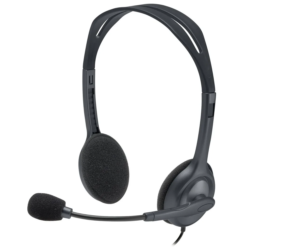СЛУШАЛКИ LOGITECH H111 - Wired - Black - PN 981-000593 - Image 3
