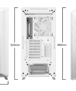 Alternative view of be quiet! кутия Case EATX - Dark Base 701 White